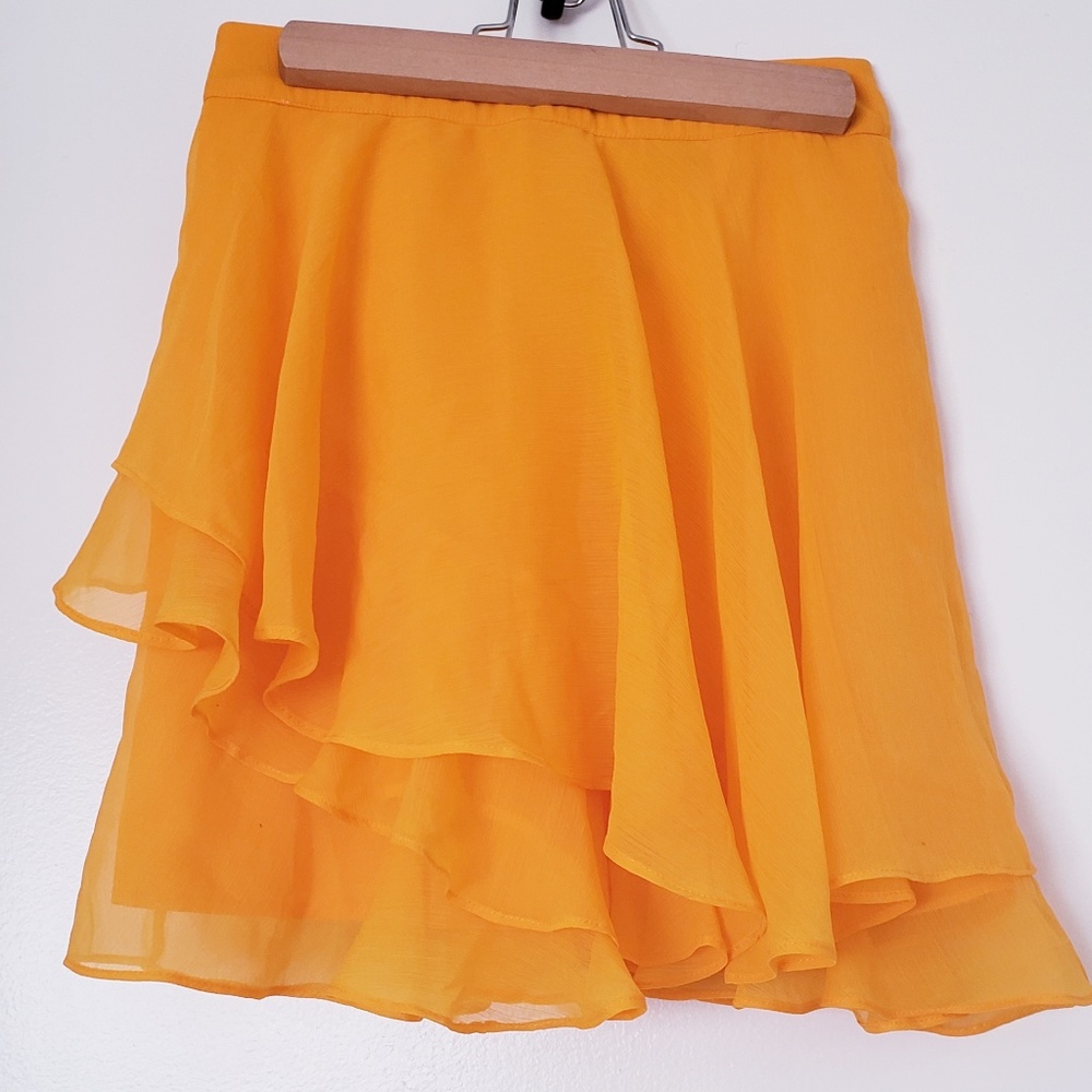 NEW ASOS PETITE Mini Ruffle Skirt - Picture 3 of 6